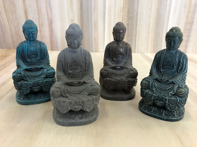 Buda sentado resina 10 cm